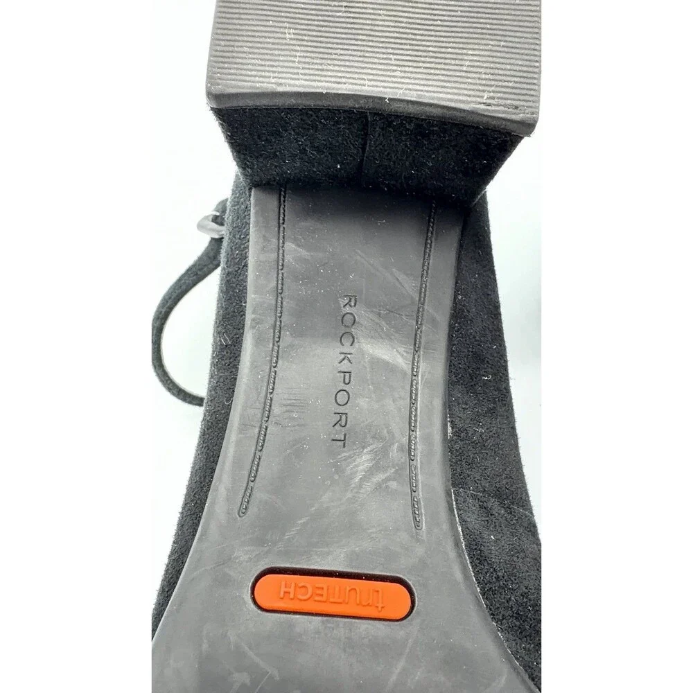 Rockport Total Motion Trutech Black Suede Pumps Heels Size 10